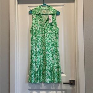 Lilly Pulitzer M Fauna Green Tulip to Tango Dress New with Tags